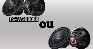 Subwoofer TS-W311S4 ou TS-W3090BR