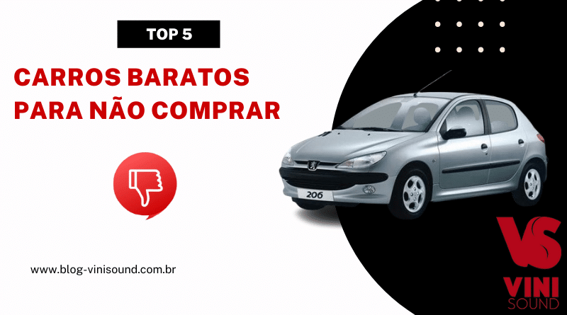 Carros para baratos para não comprar | TOP 5